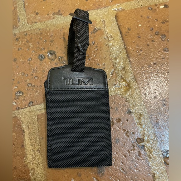 Tumi Other Tumi Luggage Tag With Snap Close Black Poshmark